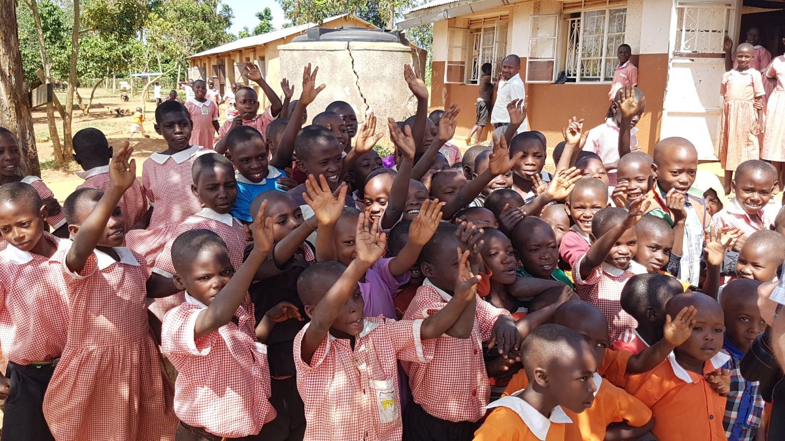 School kids in Lyantonde, Uganda
