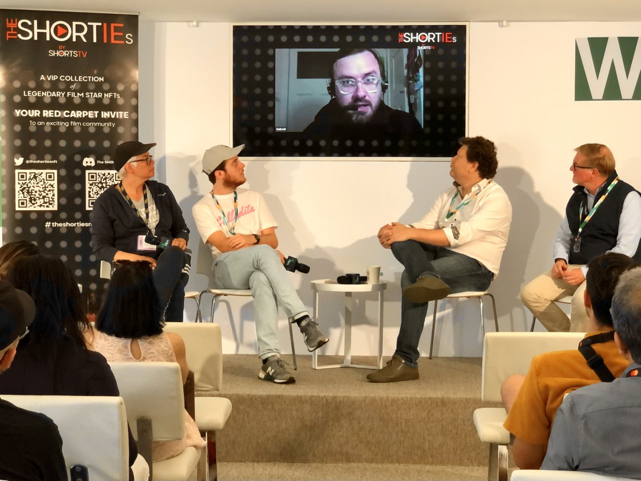 The SHORTIES panel at Cannes with Gabriel Shipton